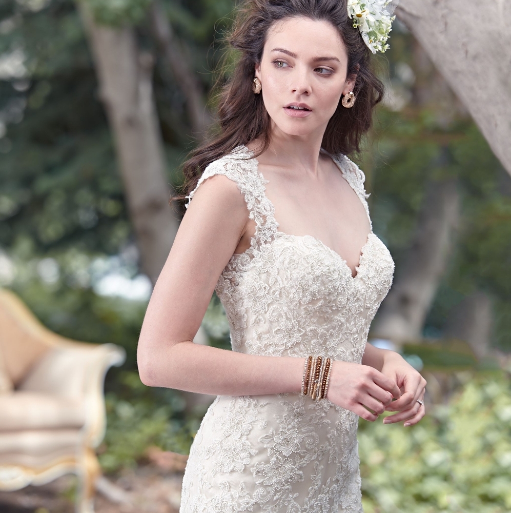 Maggie Sottero Collins wedding dress